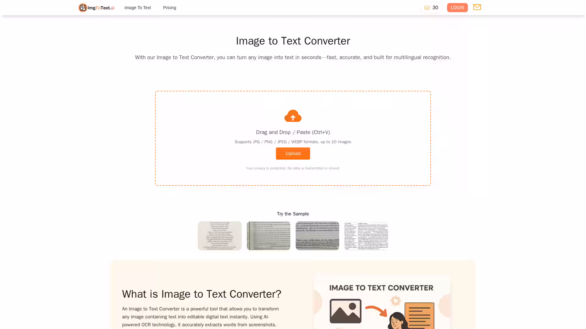 image for imgtotext.ai - AI Image to Text Converter image for imgtotext.ai - AI Image to Text Converter